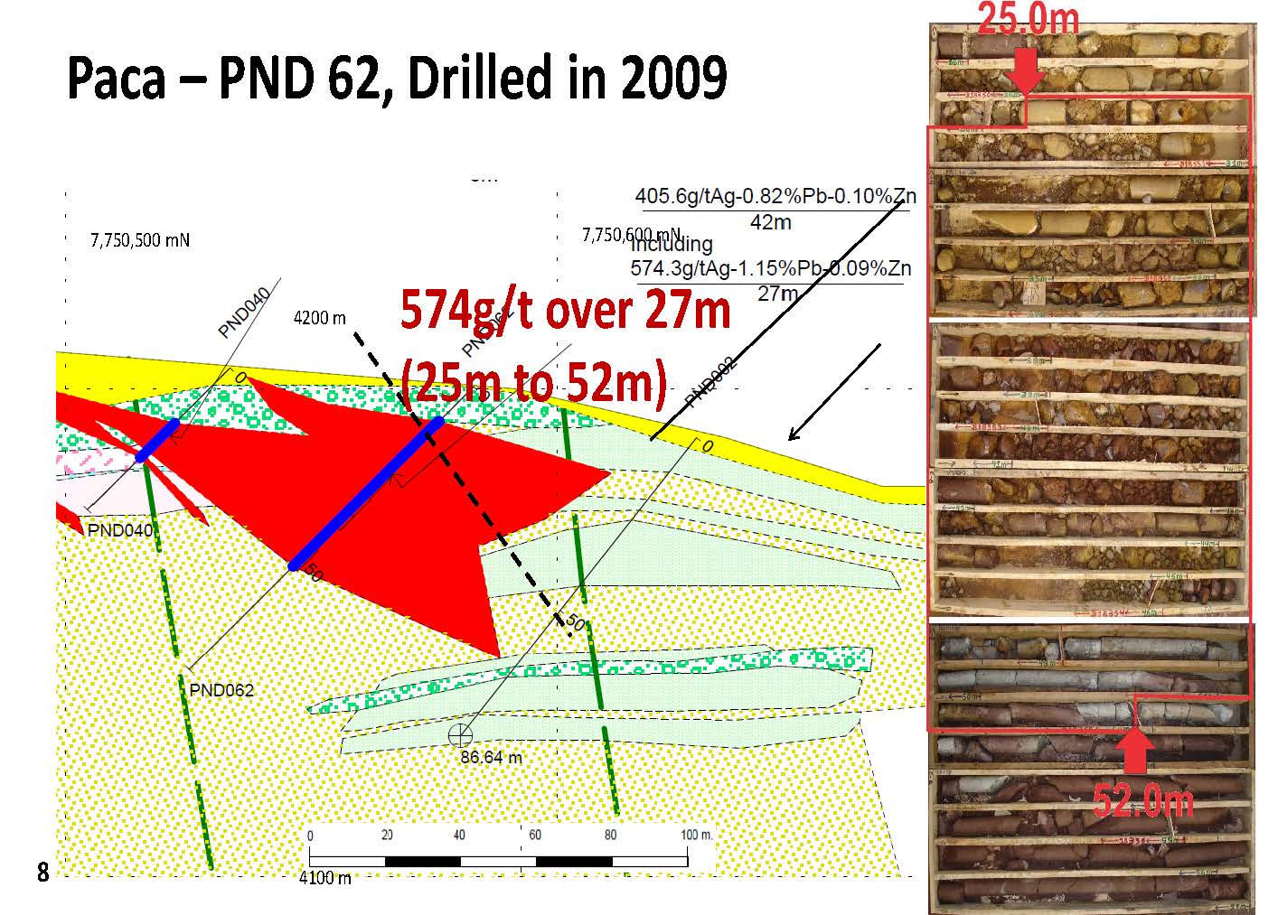 Pulacayo Drillhole Trace